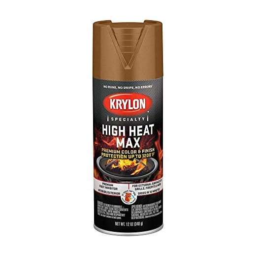 Krylon K01609000 High Heat Max, Copper, Gloss, 12 ounce