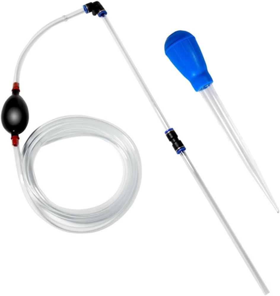 1set Aquarium Faeces Cleaner Tool Nozzle Siphon for Fish Tank Water Changes Flexible Design for Easy Cleaning Convenient Gravel Vacuum Random Color Options