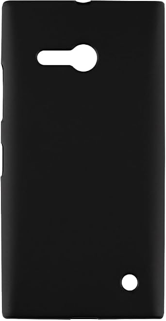 Soft Case Compatible with Nokia Lumia 735, Slim Shockproof Bumper Protective Back Cover, Anti-Scratch Flexible Shell, Grip-FriendlyBlack