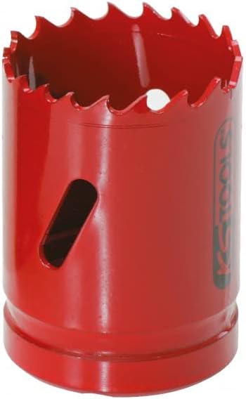 KS Tools HSS 121mm Bi-Metalic Hole Saw, red, 121 mm - Image 3