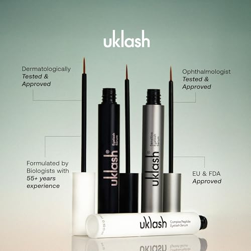 UKLASH Eyelash Growth Serum - #1 Rated Lash Serum for Longer, Fuller Lashes - Formula for Naturally Longer Lashes and Extensions - Vegan & Cruelty-free