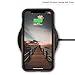 Tasikar Compatible with iPhone 11 Pro Max Case Easy Grip Wood Grain with Nylon Fabric Leather Design Compatible with iPhone 11 Pro Max Black
