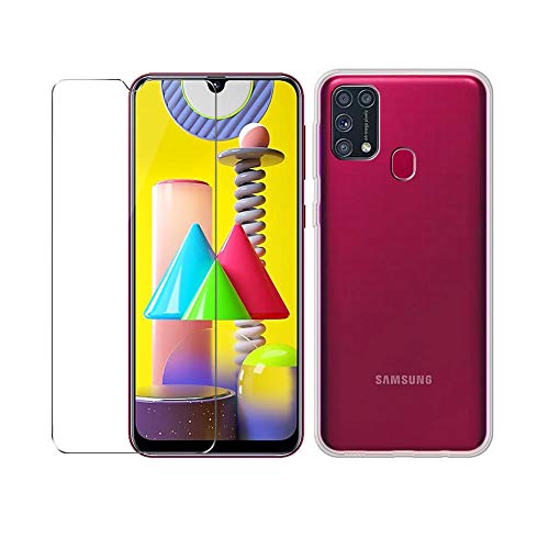PZEMIN Custodia per Samsung Galaxy M31 Cover Caso