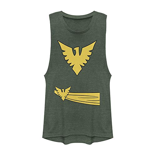 T-shirt Marvel X-Men Phoenix vert pour ado taille M avec muscles imprimés