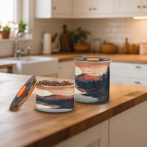 Envase hermético de acero inoxidable para café 500 ml miniatura 6