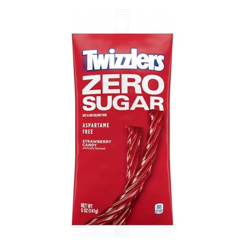 TWIZZ Zero Sugar Twists Strawberry Candy Bags (Pack de 6) miniatura 3