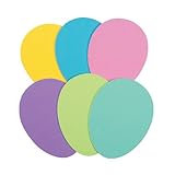 Jumbo Foam Easter Eggs (24 pieces per package)