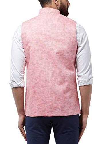 Image of SOJANYA (Since 1958 Men's Cotton Linen Blend Waist Coat