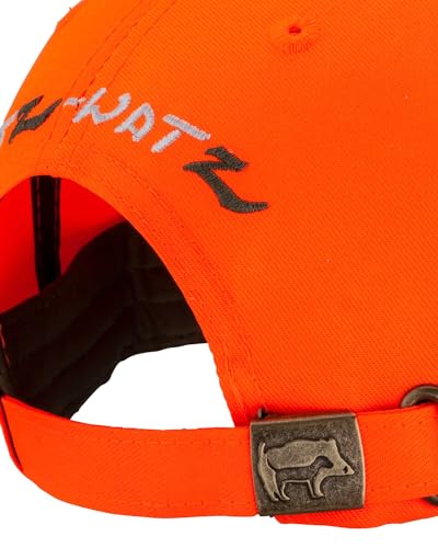Parforce Hundeführer-Cap Hatz-Watz Signalorange Einheitsgröße