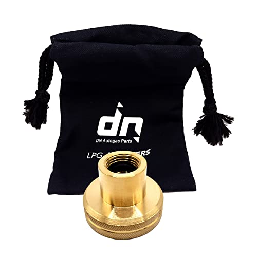 DN Autogas Parts LPG GPL European Shell to DISH Fill Adapter para Gas Propano Bottle Tank Cylinder Cover
