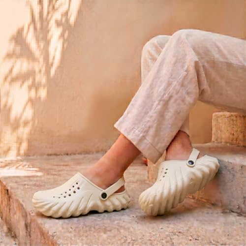 Image of Flow Super Soft Clogs with Adjustable Back Strap for Men | Waterproof | Spongy Footbed l Suggested by Doctors l Skin Friendly | Slip Resistant l Stylish and Comfortable Footwear for Men