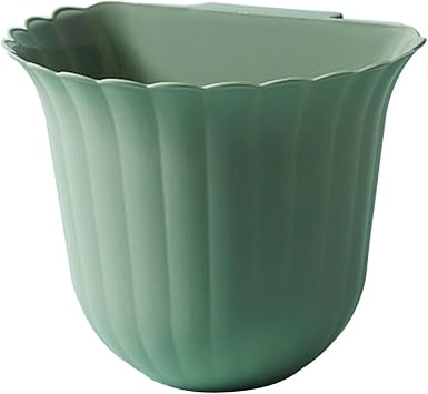 Hanging Kitchen Trash Can,Kitchen Cabinet Door Plastic Basket Hanging Trash Can Trash Can Box Trash Can Hanging Garbage Bowl Collecting Food Scrap 3