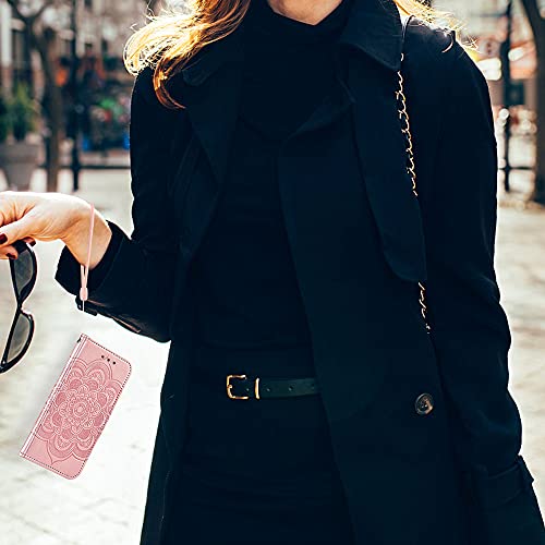 Asuwish Compatible With Samsung Galaxy Note 9 Wallet Case And Tempered Glass Screen Protector Flip Cover Credit Card Holder Cell Phone Cases For Galaxies Note9 Gaxaly Glaxay Not S9 Women Men Rose Gold #TOP6