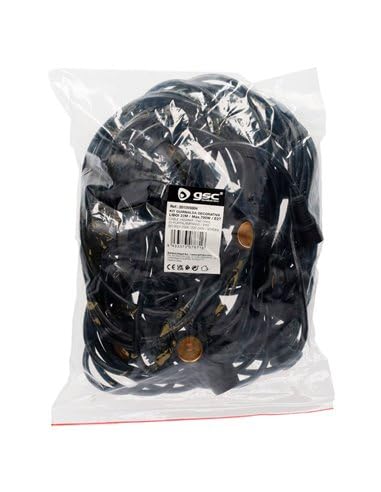 Kit guirnalda decorativa Liboi 22M 20 portalámparas IP65