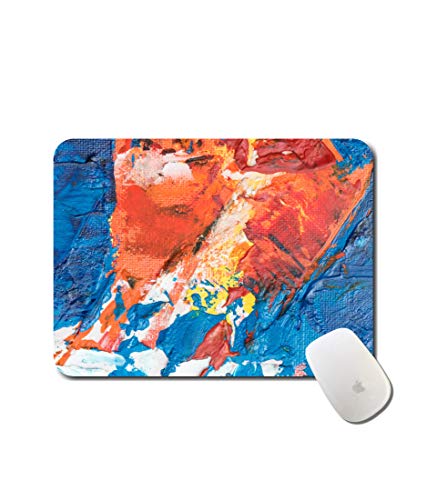 Image of WHATS YOUR KICK Abstract Pattern | Floral | Pattern | Rangoli | Printed Mouse Pad /Designer Waterproof Coating Gaming Mouse Pad for Computer /Laptop (Multi24)