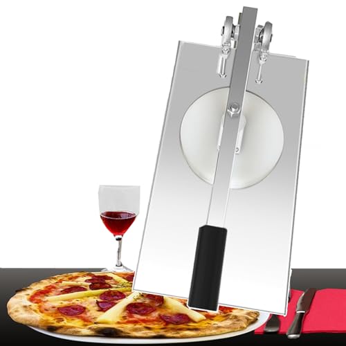 UMJIGF Pizza Pastry Press Machine, Home Adjustable Angle Tortilla Pastry Press Machine for Pizza, Tortilla, Pizza Dough Crusts, 20, 22, 24cm, Kitchen Tools Gadgets - Cooking Dining,24CM,24CM