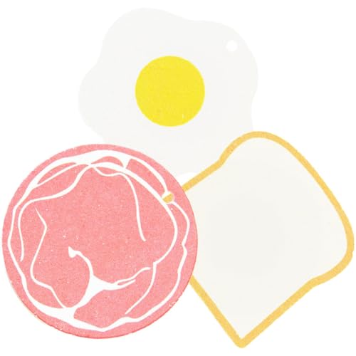 WATIIFUFU �L�b�`���p�X�|���W �g�[�X�g �ڋʏĂ� �n���`�� �H��p ��􂢗p���@�\�X�|���W�p�b�h �ƒ�p�H�� ������� �������|�p 3�Z�b�g