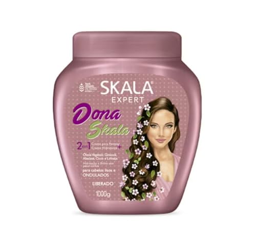 Skala Expert Dona HidroNutritivo Abacate and Coco Hair Treatment Pack, 2.2 lbs (1 kg) – Deep Moisturizing Hair Mask with Shea Butter