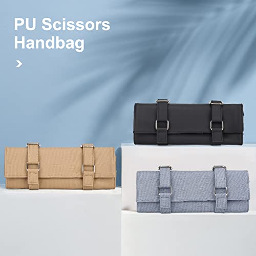 Honey Joy Bolsa de Tesoura de Salão com 14 Bolsos, Suporte para Tesouras de Cabeleireiro, Tesouras d