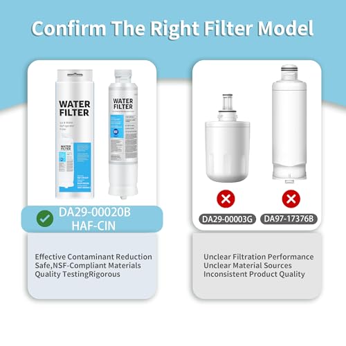 Filtre à eau DA29-00020B d'origine pour frigo modèle HAF-CIN/EXP - 7