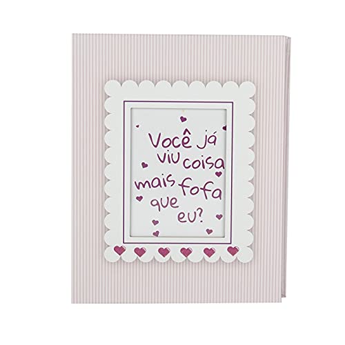 Album de foto 15x21 com diario para bebê 15121 (ROSA)