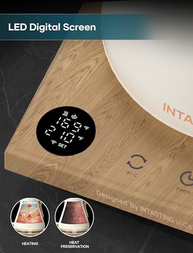 Image of INTASTING Gooseneck Electric Kettle with 1℉ Temperature Control, 0.9 Liter