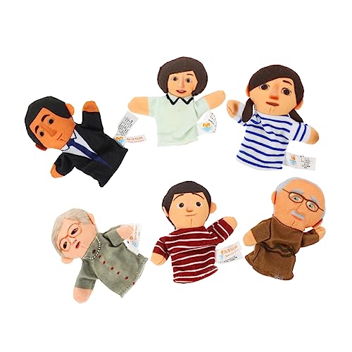 Abaodam 1 Conjunto Boneca De Dedo Fantoche De Pessoas Recheadas Brinquedo Fantoches De Dedo Desenhos