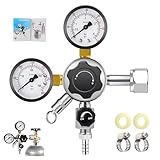 MRbrew Keg CO2 Regulator, Kegerator Regulator CGA-320, 0-60...