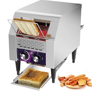 CommerciëLe Transportband Broodrooster, Elektrische Roestvrijstalen Restaurant Broodrooster, Roestvrijstalen Transportband Broodrooster Voor Het Maken Van Muffins/Toast/Gebak Small