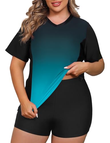 Tournesol - Tournesol Women's Plus Size Rash Guard UV Protection Swim Shirts - Best Deal on Amazon