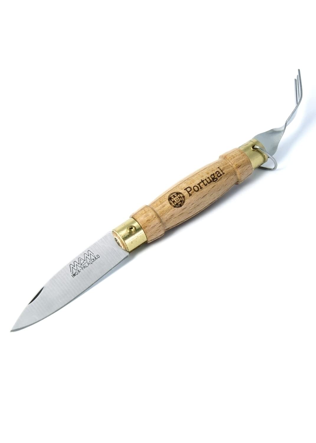 MAM Knife with Fork & Keyring, One Size