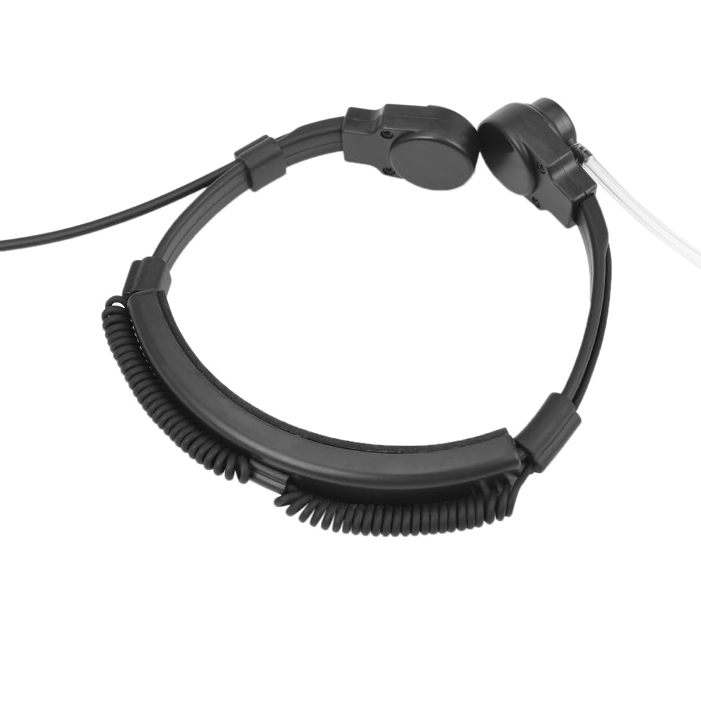 5 auriculares de 3,5 mm con micrófono garganta ajustable para smartphones