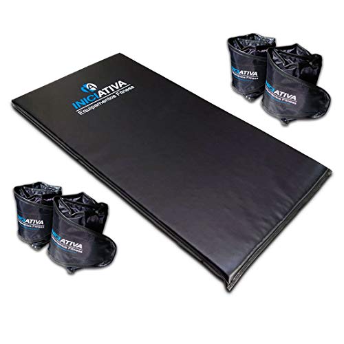 Kit 1 Colchonete Profissional + 1 Par De Caneleira De 3kg + 1 Par De Caneleira De 5kg