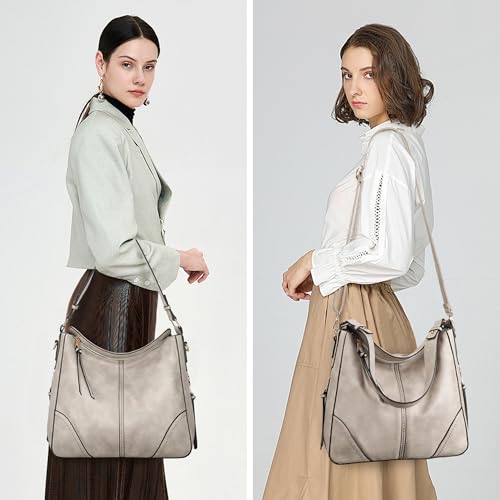 Image of TANTOMI Hobo Bags for Women Crossbody Bags Set Crossbody Purses and Handbags Tote Bags with Adjustable Shoulder Strap 2pcs