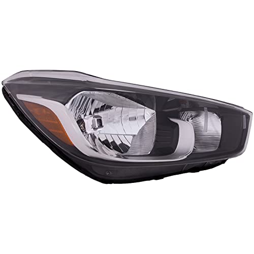 HEADLIGHTSDEPOT Halogen Headlight CAPA Certified Right Hand Passenger Side Compatible With 17-22 Chevrolet Spark