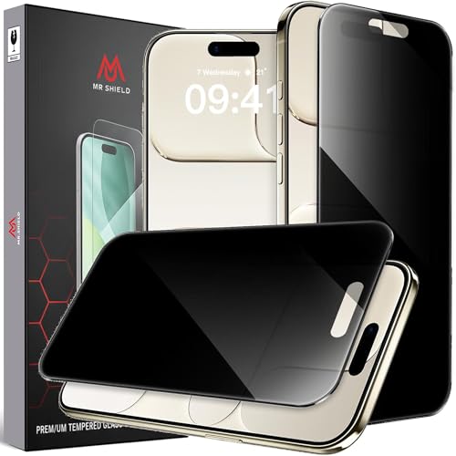 Image of Mr.Shield Privacy Screen Protector Tempered Glass Guard for iPhone Air, True 360 4-Way Anti-Spy, Easy Installation Kit, Case-Friendly
