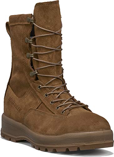 Belleville Men’s C775 600g Insulated Waterproof Military Boots - Non-Slip Army Boot - Berry Compliant - Coyote Brown Cattlehide Leather