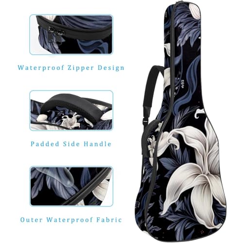 JRHEJTFZ Housse pour guitare acoustique de 1,9 cm d’épaisseur – Imperméable – Durable et élégant – Beau imprimé floral, Multicolore., 42.9×16.9×4.7 in, Motif imprimé tendance - Les Beatles, Paul McCartney, John Lennon, RIngo Starr, George Harrison JRHEJTFZ Housse pour guitare acoustique de 1,9 cm d'épaisseur - Imperméable - Durable et élégant - Beau imprimé floral, Multicolore., 42.9x16.9x4.7 in, Motif imprimé tendance – Image 5