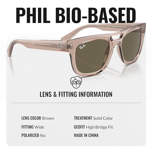 Ray-Ban RB4426 PHIL BIO-BASED Square Shaped Sunglasses for Men & Women with Official RAYBAN Eyewear Kit4