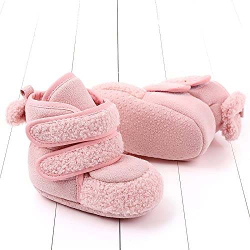 Windproof Boots for Baby Girls And Boys Warm Shoes Soft Booties Comfortable Boots Infant Toddler Warming Home Shoes3