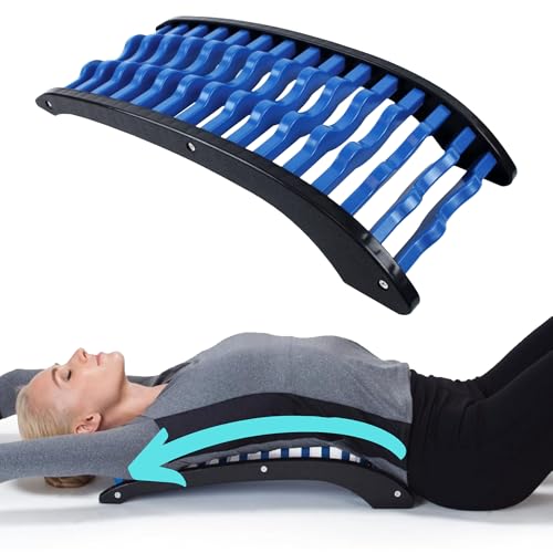 Daiwa Felicity Back Stretcher - Orthopedic Posture Corrector Arch Lumbar Support - Adjustable Cracker for Sciatica Scoliosis Spine Decompression Upper Lower Pain Relief - Home & Office Use