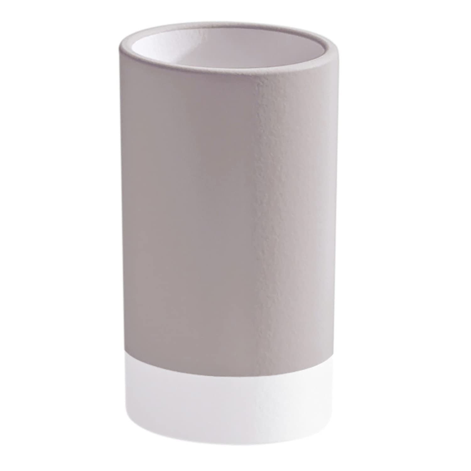 Gedy Light Taupe, G-New Mizar, Bathroom, Ceramic Toothbrush Holder, 2 Years Warranty, R&D Design, Measures 10.8 x 6.4 x 6.4 cm, One Size