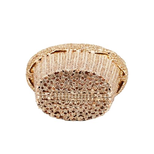 Image of Women Ice Cream Crystal Evening Bag Luxury Rhinestone Clutch Wedding Party Minaudiere Purse and Handbag for Cocktail