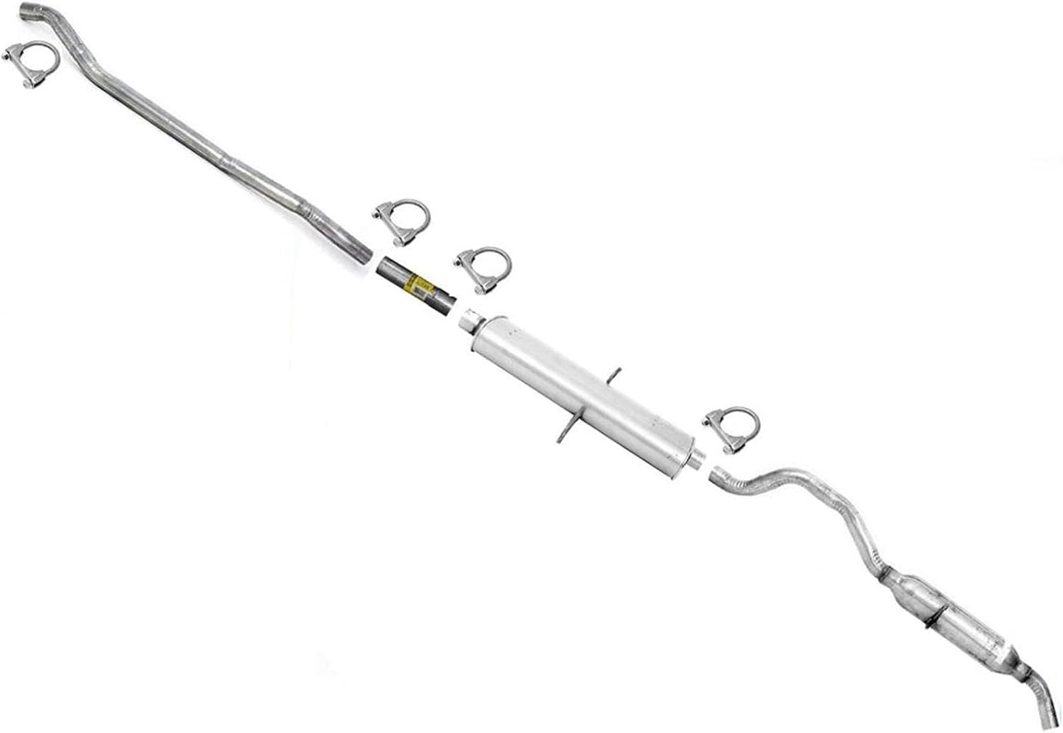 For 01-07 Town & Country 3.3 119 Wheel Base No Stow Muffler Exhaust System USA