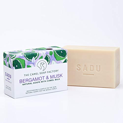The desert camel milk soap bar bergamot & musk