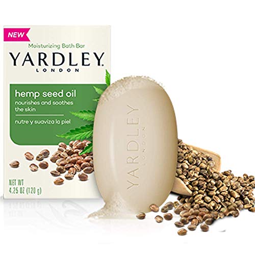 Yardley Yardley London Moisturizing Bath Bar, Hemp Seep Oil 4.25 Ounce (Pack Of 12), Hemp Seed Oil, 12 Count #TOP9