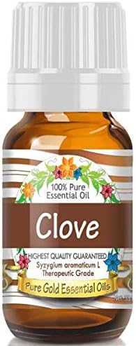 Pure Gold Essential Oils - Clove Essential Oil - 0.33 Fluid Ounces