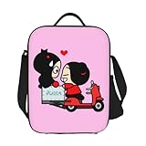 zaino trolley scuola pucca Regalo: Questa borsa è il regalo perfetto per qualsiasi occasione,come Natale,San Valentino,compleanno e anniversario.Puoi regalarlo ai tuoi figli,agli amanti o acquistarlo per te stesso durante le feste importanti.