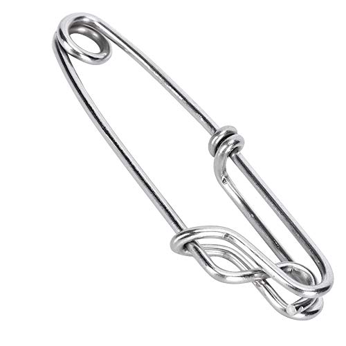 Clips de pesca de acero inoxidable Ejoyous para evitar la pérdida de capturas 7