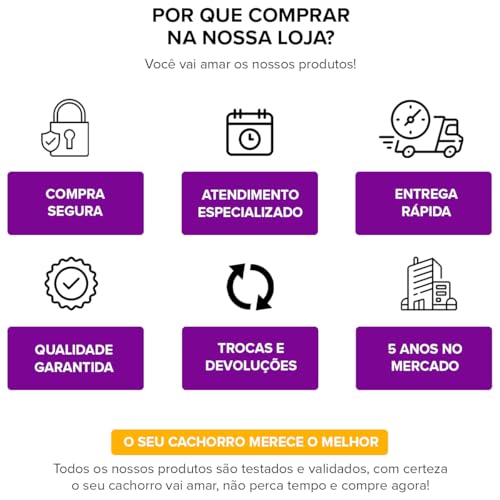 Coleira Peitoral H para Cachorro Pet Purple (Peitoral Médio M)